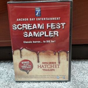 Scream Fest Sampler DVD New Sealed